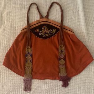 Sleeveless halter top free people shirt!